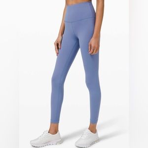 LuluLemon Wunder Train High-Rise Tight 25”, Water Drop